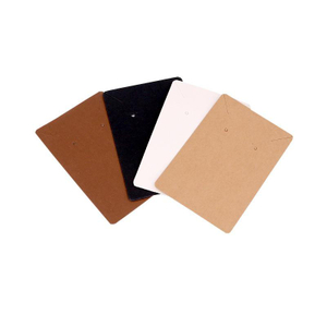 Factory Manufacturer Custom Eco-friendly Necklace Jewelry Packaging Display Paper Card Earring Card With Custom Logo