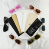 Custom PU Leather Glasses Bag for Women and Men's Eyeglasses and Sunglasses Dust Proof Glasses Bag Pouches