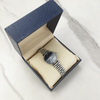 New Design Custom square Watch Box Luxury High Quality Custom logo Blue Cardboard Paper Gift Wrap Watch Box