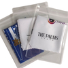 Biodegradable PVC Clothing Zipper Bag Reusable Frosted Quality Storage Packaging Ziplock Print Jewelry Pouch Accessories 100pcs