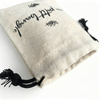 Custom Logo Organic Cotton Bags Muslin Shopping Pouch Canvas Drawstring Dust Bag for Handbag