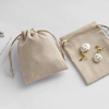 Eco-frinedly Custom Suede Drawstring Bag Ring Erring Jewelry Bag Velvet Flannel Jewelry Packaging Pouch With Logo
