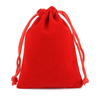 Velvet Customized Logo Wholesale 11 Colors Gift Jewelry Packaging Drawstring Velvet Bag Jewelry Pouch Custom Various Color Bag