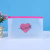 Custom Waterproof Eco Friendly Zipper Resealable Reuse Packaging Frosted Plastic PVC Bag