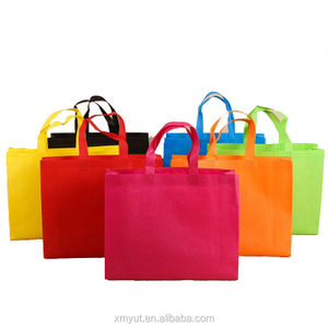 Customized Non Woven Shopping Tote Bag with Long Handle Recyclable and Yu-touch NON-007 Customized Logo