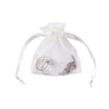 10*14CM Custom Logo Printed Promotional Mesh Pouch Drawstring Gift Organza Bag Accept Customized Logo Printing Recycle Accpect