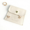 Custom Print Logo Stylish Envelope Packaging Jewelry Necklace Pouch Bag White Envelope Microfiber Jewelry Pouches