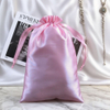 Personalised Drawstring Bag Custom Wholesale Luxury High Quality Satin Dust Packaging Bag for Shoes Purses Handbags