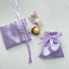 Reusable Custom Logo Satin Drawstring Pouch Dust-proof Bag Made Wedding Decoration Candy Chocolate Jewelry Packaging Bag