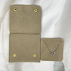 Custom Luxury Envelope Drawstring Microfiber Jewelry Pouches Custom Logo Gift Bags for Container Jewelry