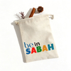 Recyclable Organic Canvas Cotton Drawstring Pouch Custom Logo Screen Printed Jewelry Packaging Small Storage Gift Bag