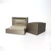 Custom Size Romantic Sweet Luxury Small PU Leather Velvet Engagement Ring Box Ring Jewellery Gift BOX Jewelry Packaging Box