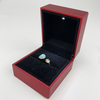 Custom Romantic LED Luxury Engagement Ring Box Sweet Small Storage Jewelry Case for Rings and Earrings for Packaging