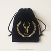 Jewelry & Watch & Eyewear Recyclable Screen Printing,hot Stamping Velvet Bag Drawstring Gift Bag Jewellery Pouch with logo