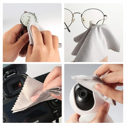Custom Rapid Design Embossed Printed Microfiber Cloth for Sunglasses Watches Jewelry Cameras Lenses Phone Screen Cleaning