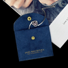 Wholesale Custom Logo Small Multicolor Earring Necklace Bracelet Ring Velvet Envelope Flap Packaging Microfiber Jewelry Pouch