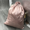 Luxury Custom Silk Satin Jewelry Dust Bag Shoe Hats Packaging Gift Storage Bag Drawstring Pouch for Baseball Cap