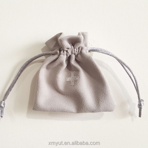 Suede Jewelry Pouch/suede Drawstring Wine Bag