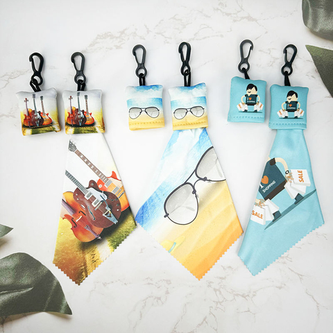 Microfiber Glasses Cloth for iPad and Mobile Phone Custom Printed with Logo Sunlaseress Clean Screen Cloth