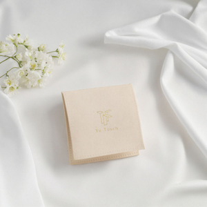 Custom Eco-Friendly Recycled Microfiber Jewelry Pouch with Logo Ring Earrings Packaging Display Bag Jewelry Container