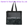 New Arrival Stylish Black Nylon Mesh Shopping Bag Tote Bag Mesh Beach Bag