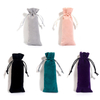 Customizable Printed Velvet Packaging Bags for Lipstick Combs Jewelry Drawstring Closure-Recyclable Velvet Bag