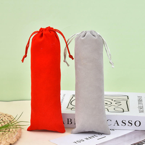 High Quality Custom Size Velvet Drawstring Bags Jewelry Gift Pouch Velvet Bag Jewelry Bags Wholesale