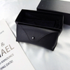 High Quality Custom Logo PU Leather Sunglasses Case Box Black Glasses Pouches Cloth Glasses Package Sunglasses Paper Box