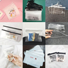 Custom Logo Mini Frosted PVC Ziplock Pouch Small Plastic Jewelry Zipper Bag for Rings Earrings Jewelry Packaging
