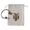 Custom Logo Natural Satin and Organza Jute Jewelry Pouch Small Hemp Linen Burlap Drawstring Sacks with Comb for Gift Use
