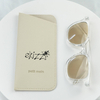 Custom PU Leather Glasses Bag for Women and Men's Eyeglasses and Sunglasses Dust Proof Glasses Bag Pouches