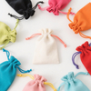 Mini Cotton Pouch 10x15cm for Small Objects Phone Bag or Little Gift Packaging Custom Colored Cotton Drawstring Bag