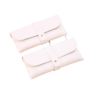 Manufacturers Direct Supply PVC Nail Buckle Soft Bag Sunglasses Box Wholesale Sunglasses Storage Box Can Print LOGO
