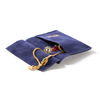 Yu Touch Luxury Mini Flap Envelope Pouch Small Suede Jewelry Pouch with Embossing Logo for Rings Earrings Necklaces Gift Storage