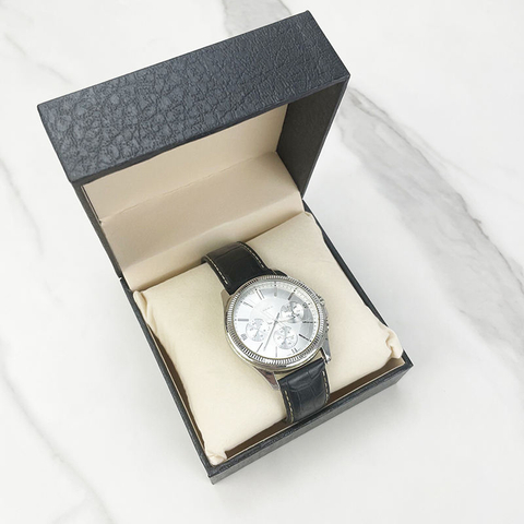 Newly Designed Custom square Watch Box Luxury High Quality Custom logo Cardboard Necklace Earrings Gift Wrap