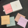 Wholesale Custom Suede Jewelry Custom Logo Earring Pouch Box and Insert Pad Suede Microfiber Jewelry Pouch