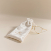 Luxury Custom Sunglasses Drawstring Bag Gray Glasses Eyewear Package Pouches Cloth Sunglasses Drawstring Pouch Set