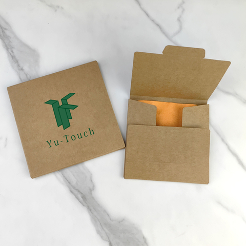 Kraft Paper Card Glasses Cloth Custom Microfiber Sunglasses Cleaning Cloth Lens Screen Jewelry Watch Cloth Paper Packing