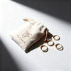 High Quality Custom Printing Suede Velvet Jewelry Bag Drawstring Gift Packaging Pouch Suede Jewelry Container for Necklace Ring