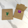 Custom Logo Printed Microfiber Cleaning Cloth Kraft Paper Packing for Sunglasses Glasses Jewelry Watch Lens Eyeglasses Care