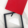 Custom High Quality Transparent Pe Film Plastic 3d Floating Frame Display Holder Jewelry Case Box Packaging