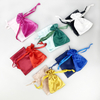 Hot Sale Wholesale Multi Color Luxury Drawstring 7*9cm Custom with Logo Dust Pouch Silk Satin Bags for Gift Package