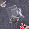 Transparent Large PVC Bag Food Grade Waterproof PE Plastic with Zipper Lock Sealable Accessories Split Sealing Pocket