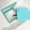 PE Suspension Jewelry Box 3D Floating Transparent Square PVC Plastic Pe Film Dustproof Jewelry Box Visible Earring Ring Box