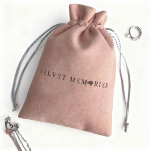 Customizable logo Microfiber Drawstring Jewelry Bag High Quality Personalized Microfiber Jewelry Pouch for Wedding