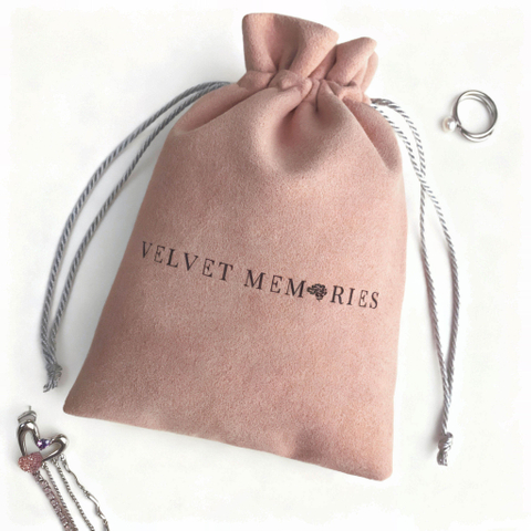 Customizable logo Microfiber Drawstring Jewelry Bag High Quality Personalized Microfiber Jewelry Pouch for Wedding