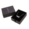 Customized Black Drawer Type Jewelry Box Earrings Gift Packaging Paper Cardboard Box with Custom Size and Color