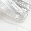 Custom Logo Portable Travel Makeup Bag Transparent PVC with Zipper Key Chain Storage for Cosmetics & Toiletries Custom Zipper