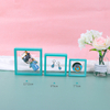 Wholesale 7x7 Transparent PE Suspension Box Multicolor Square Pattern Thin Film Jewelry Storage with Gift Packaging Usage