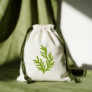 Wholesale Promotional Calico Organic Small Custom Printed Gift Canvas Muslin Pouch Drawstring Cotton Bag